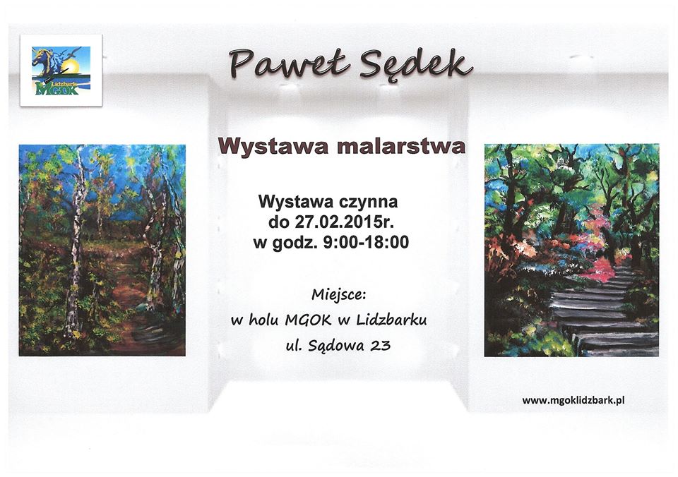 Wystawa malarstwa Pawła Sędeka