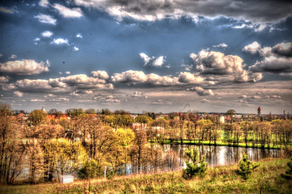 Park sportowo-rekreacyjny z góry
