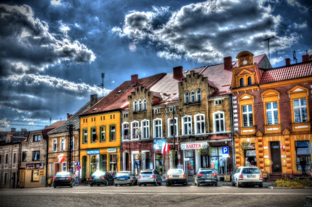Secesyjne kamieniczki na Placu Hallera