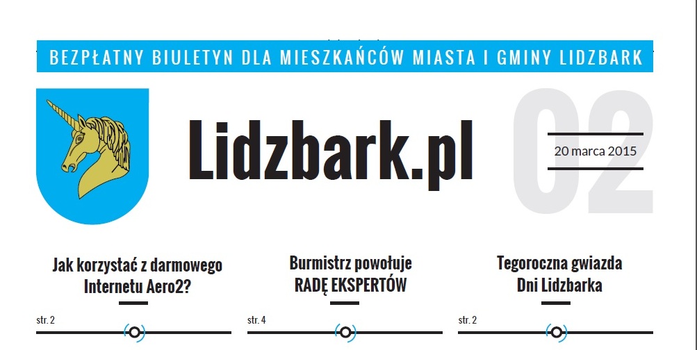 Drugi numer biuletynu Lidzbark.pl jest już dostępny!
