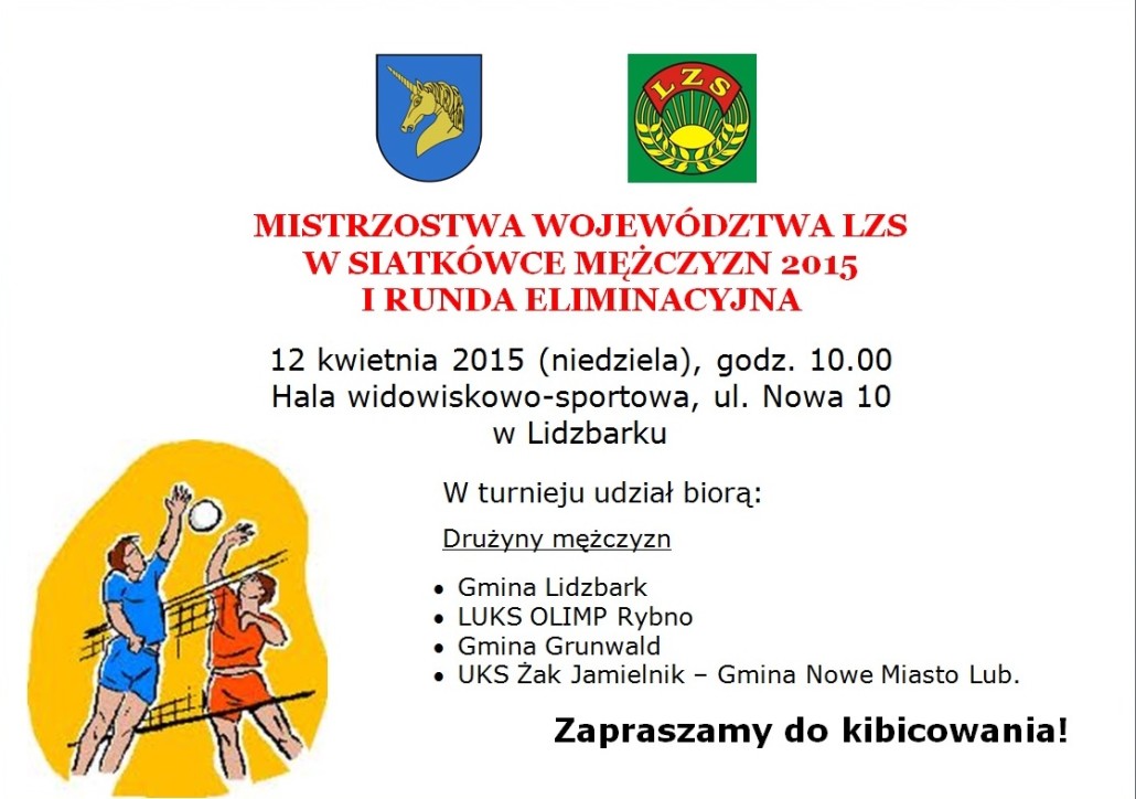 MISTRZOSTWA WOJEWÓDZTWA LZS Lidzbark2015