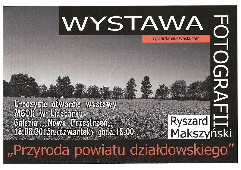 Uroczyste otwarcie wystawy fotograficznej Ryszarda Makszyńskiego