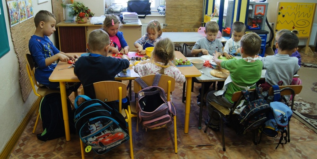 Przedszkolaki gotują