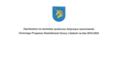 Zapraszamy na warsztaty społeczne