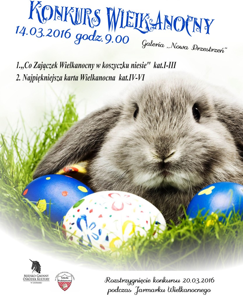 Plakat konkurs wielkanocny