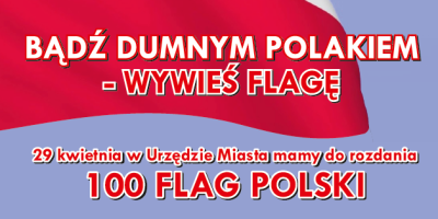Biało-czerwone barwy dla mieszkańców. Urząd rozda 100 flag!