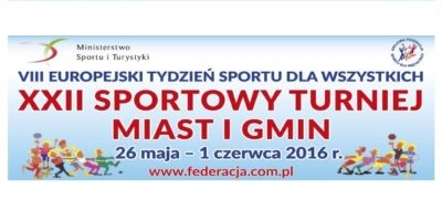 Zapraszamy do udziału w VIII Europejskim Tygodniu Sportu