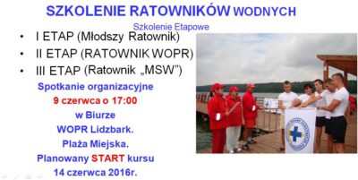 Uwaga! Szkolenie Ratowników Wodnych