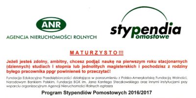 Stypendia pomostowe dla maturzystów