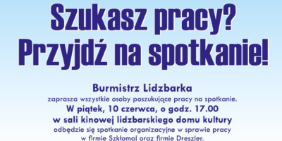 Szukasz pracy? Przyjdź na spotkanie!