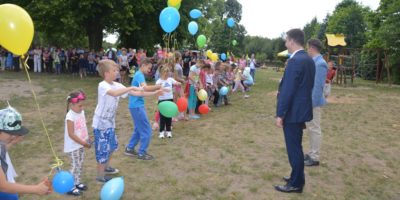Otwarcie placu zabaw w Bryńsku