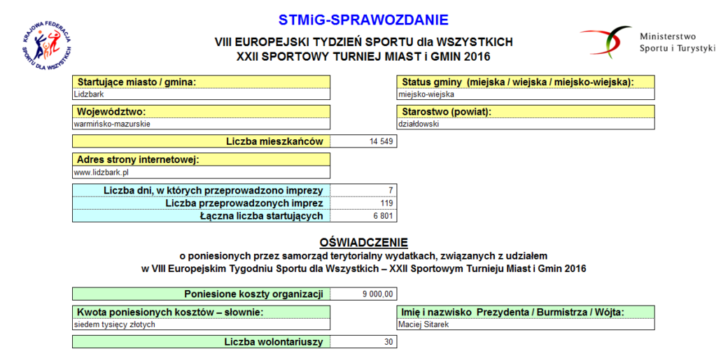 tydzien sportu
