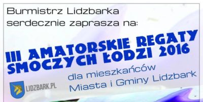 Zapraszamy do udziału w III Amatorskich Regatach Smoczych Łodzi