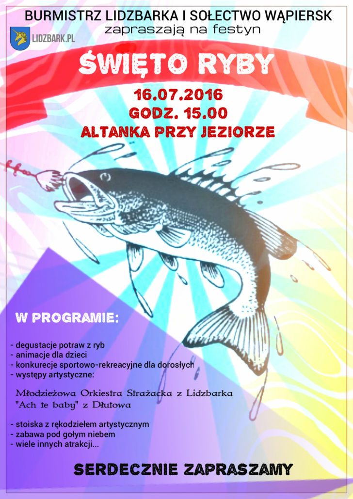 Święto Ryby - plakat do druku