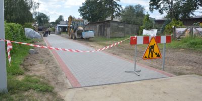 Modernizacja dróg w Ciborzu