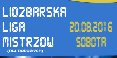 Zapraszamy do udziału w Lidzbarskiej Lidze Mistrzów