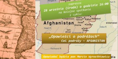 "Opowieści o podróżach" - Afganistan