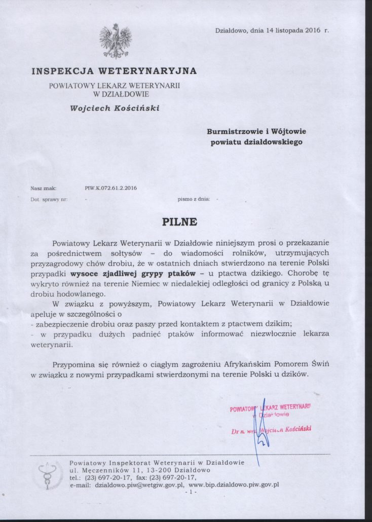 informacja PLW