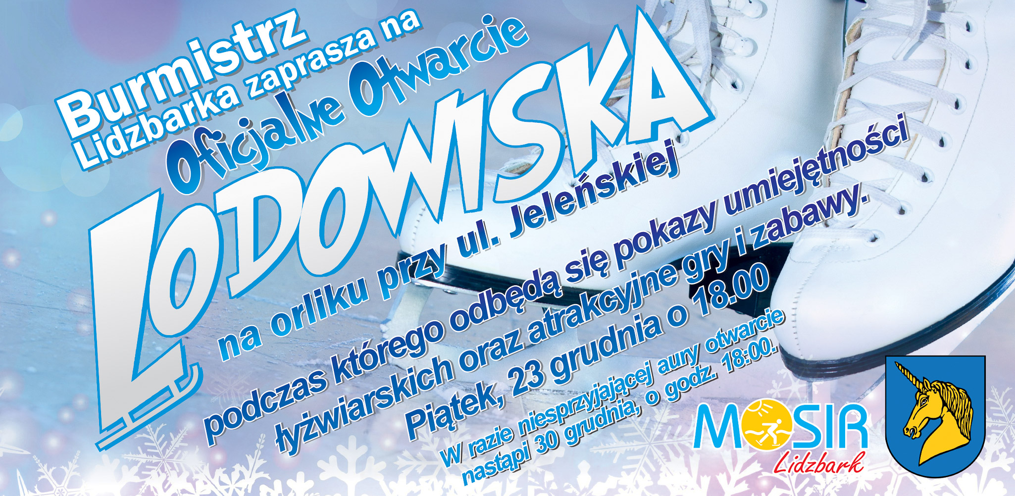 Lodowisko po raz kolejny w Lidzbarku!