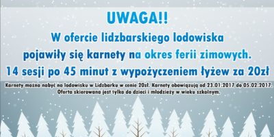Uwaga! Niezła gratka dla fanów lidzbarskiego lodowiska!