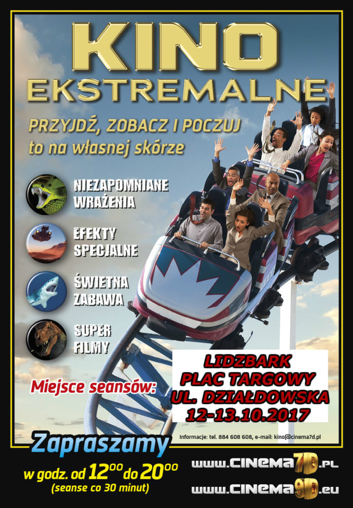 LIDZBARK PLAKAT - KINO EKSTREMALNE
