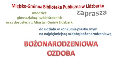 Biblioteka Miejska zaprasza do udziału w konkursie plastycznym