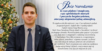 Życzenia Bożonarodzeniowe od Burmistrza