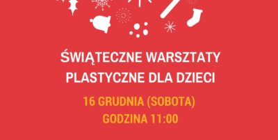 Zapraszamy na świąteczne warsztaty plastyczne do biblioteki miejskiej