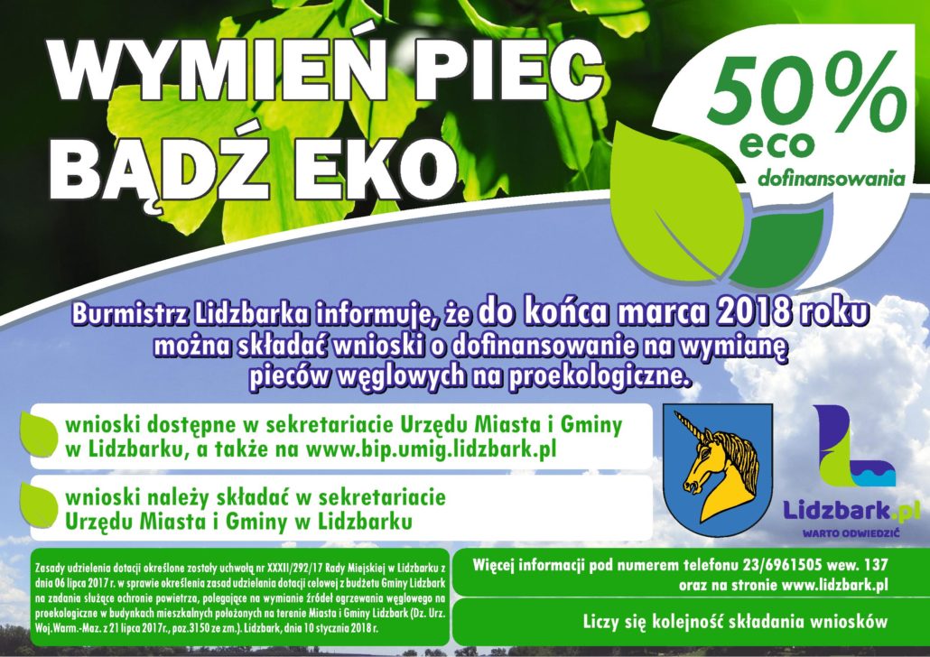 Bądź eko - wymien piec 2018