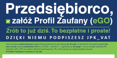 Przedsiębiorco, załóż Profil Zaufany już dziś!