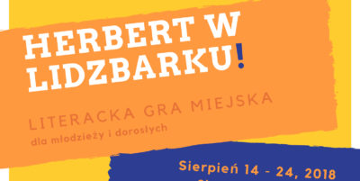 Herbert w Lidzbarku. Biblioteka zaprasza na literacka grę miejską