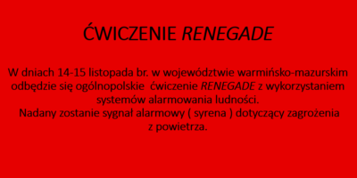 Informacja od Wojewody Warmińsko-Mazurskiego