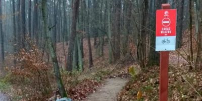 Zimowy serwis ścieżki MTB