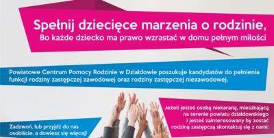 Spełnij dziecięce marzenia i zostań rodziną zastępczą