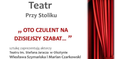 Biblioteka Miejska zaprasza na Teatr Przy Stoliku