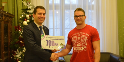 Lidzbarscy sportowcy u Burmistrza