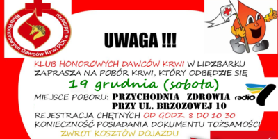Zapraszamy do udziału w akcji krwiodawsta