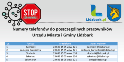 Komunikat Burmistrza