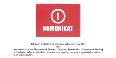 Komunikat Burmistrza Lidzbarka