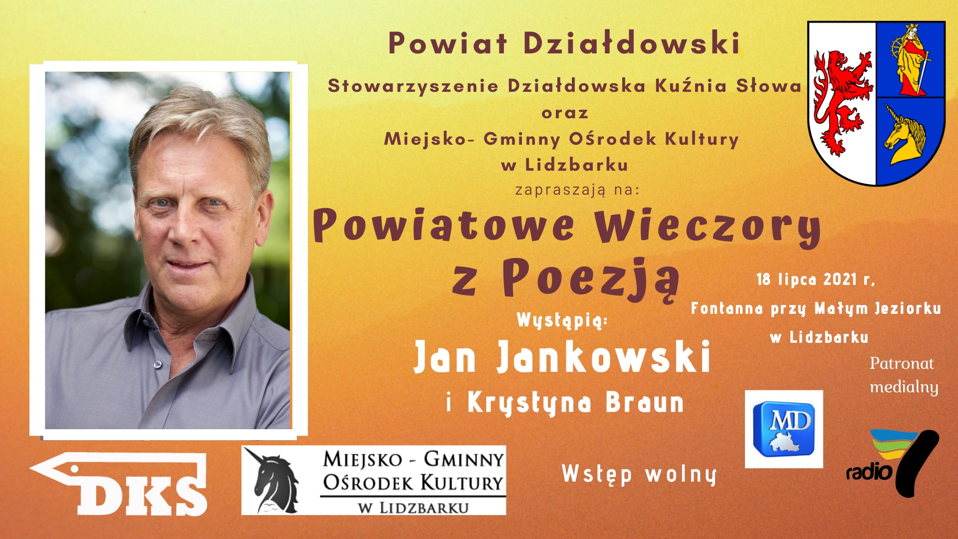 Powiatowy Wieczór z Poezją w Lidzbarku