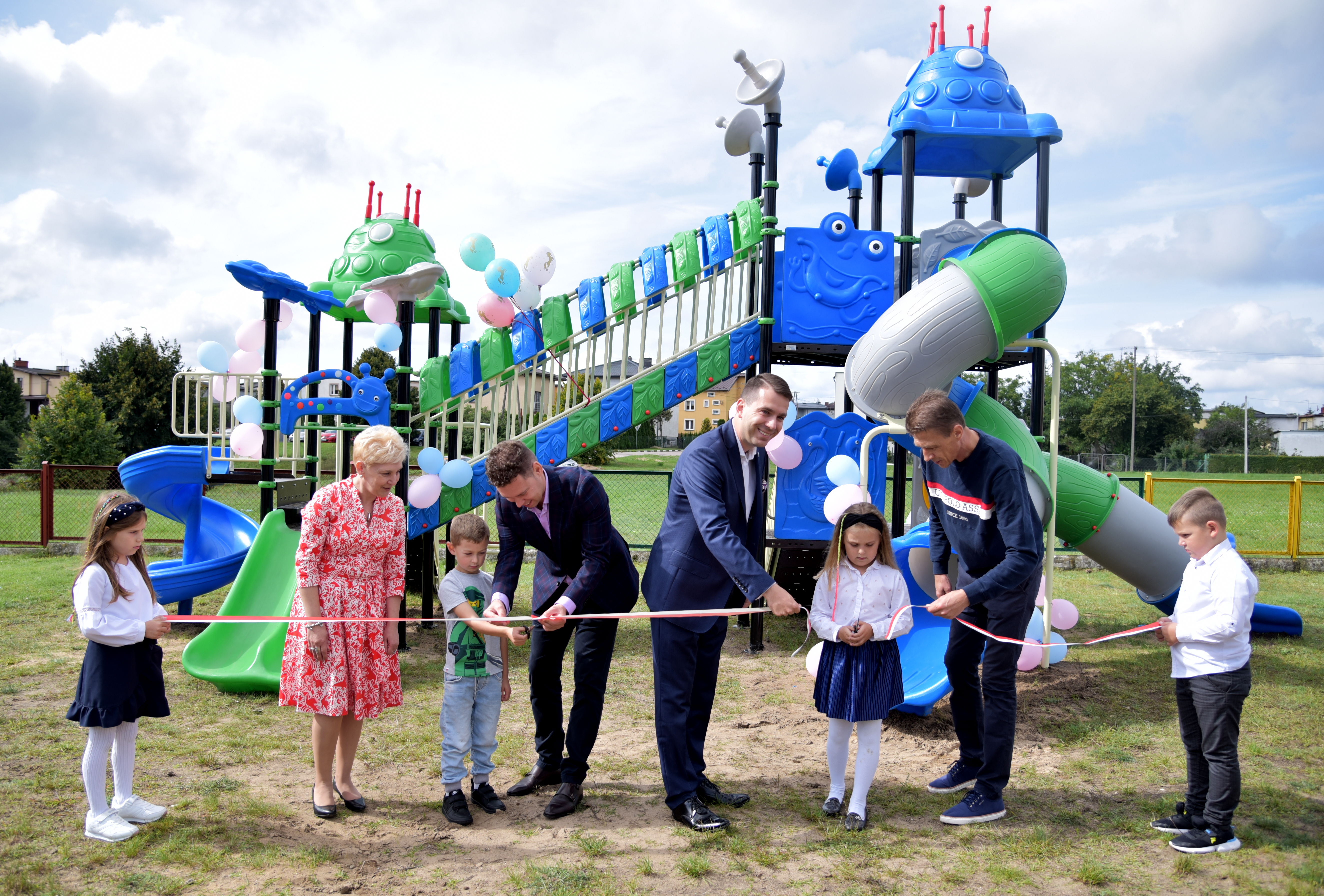 Otwarcie nowego placu zabaw w Przedszkolu Miejskim w Lidzbarku