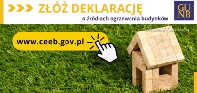 Złóż deklaracje o źródłach ogrzewania budynków